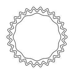 Decorative blank label