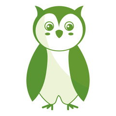 cute and tender owl vector illustration design