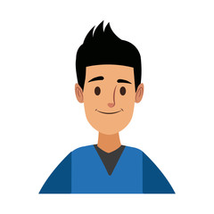 smiling man portrait male character people