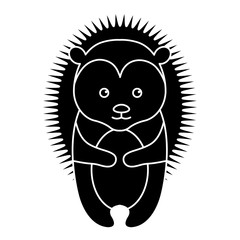 cute and tender Porcupine vector illustration design