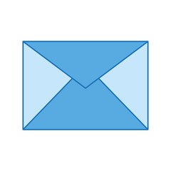 envelope mail isolated icon vector illustration design