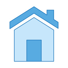 exterior house isolated icon vector illustration design