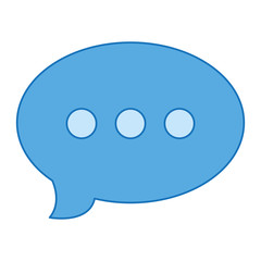 speech bubble message icon vector illustration design
