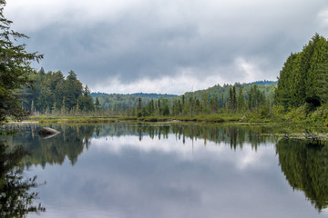 Fototapeta na wymiar Adirondack Lake