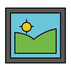 picture file isolated icon vector illustration design