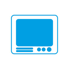 vintage television icon