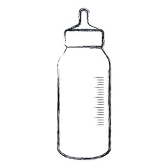 bottle baby isolated icon vector illustration design