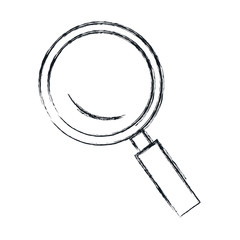 search magnifying glass icon vector illustration design