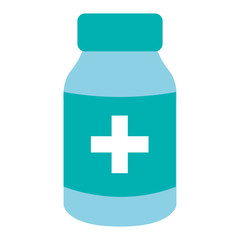 bottle drugs isolated icon vector illustration design