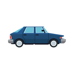 Obraz na płótnie Canvas blue car sedan vehicle transport image