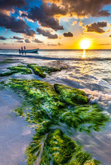 Local Fishing During Mexico Sunrise