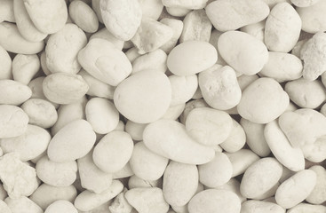 Natural white stone pattern for background. Stone gravel texture.