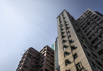 Fototapeta premium Architecture abstract of modern building in the city