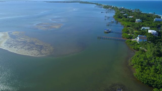 Aerial video Jensen Beach to Jupiter Inlet Aquatic Preserve