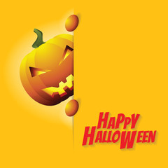 Naklejka premium Happy Halloween.