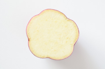 さつまいもの断面