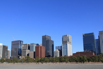 東京＜丸の内ビル街 都市景観＞