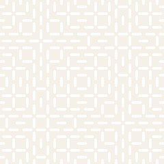 Geometric Ethnic Lattice. Stylish Subtle Texture. Vector Abstract Seamless Pattern.