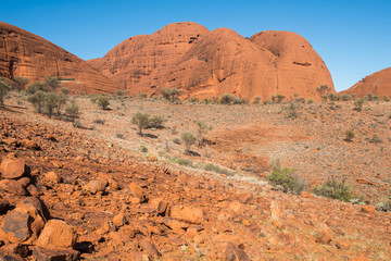 The landscape of Australian outback in Northern Territory state of Australia.