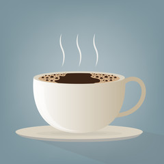 coffee shop illustration design elements vintage vector