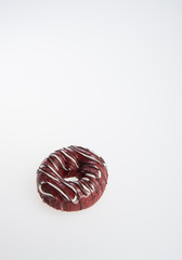 donut or fresh donut on a background.
