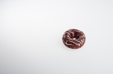 donut or fresh donut on a background.