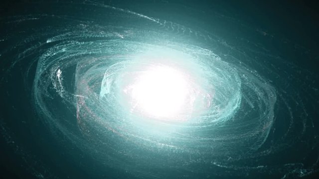 Witnessing the birth of a new galaxy.