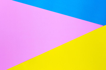 Flat lay abstract color paper and pastel paper background.