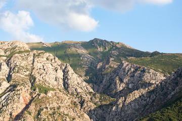 Beautiful mountains of the Tien Shan range in Kazakhstan