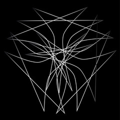 Geometric pattern icon star astrology set pentagram