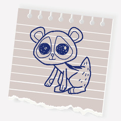 tarsier doodle