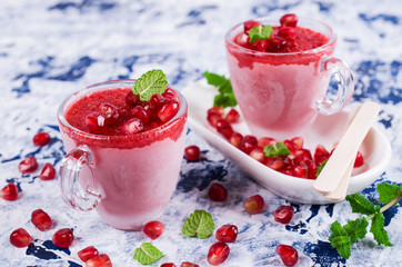 Frozen fruit popsicle