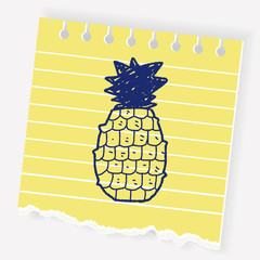 pineapple doodle