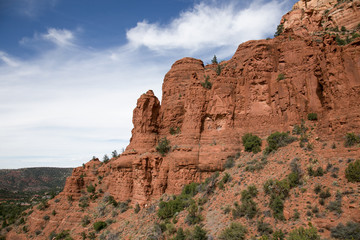 Fototapeta premium Stunning red rocks in Sedona, Arizona, USA. 