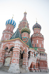 Fototapeta na wymiar Saint Basil cathedral red square moscow church