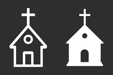 Church - vector icon.