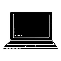 computer laptop isolated icon vector illustration design