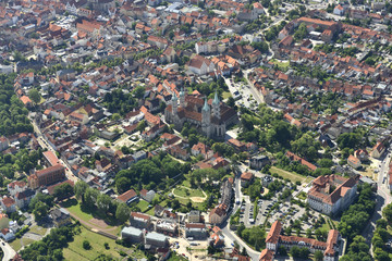 Naumburg aus der Luft