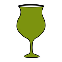 wine cup isolated icon vector illustration design
