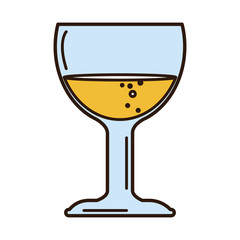 wine cup isolated icon vector illustration design