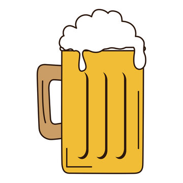 beer jar isolated icon vector illustration design