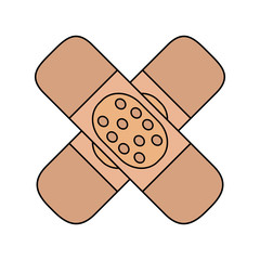 band aid vector illustration