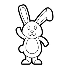 bunny vector illustration