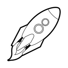 rocket vector illustration