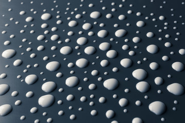 White drops on smooth surface