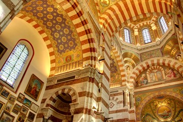 Obraz premium église en carreaux de mosaiques