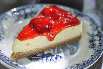 strawberry cheesecake or strawberry cheese tart