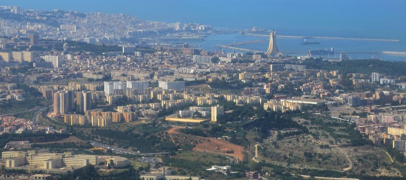 alger ville chantier...survol a&eacute;rien