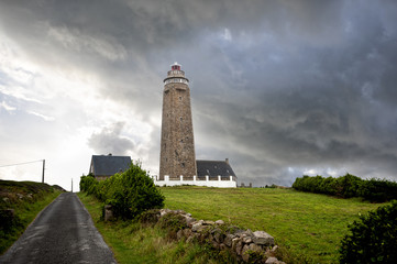 Phare du Cap Lévi Fermanville. Manche - Normandie. France 