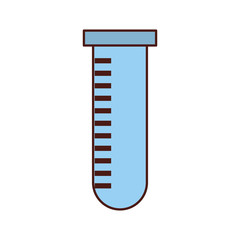 tube test isolated icon vector illustration design
